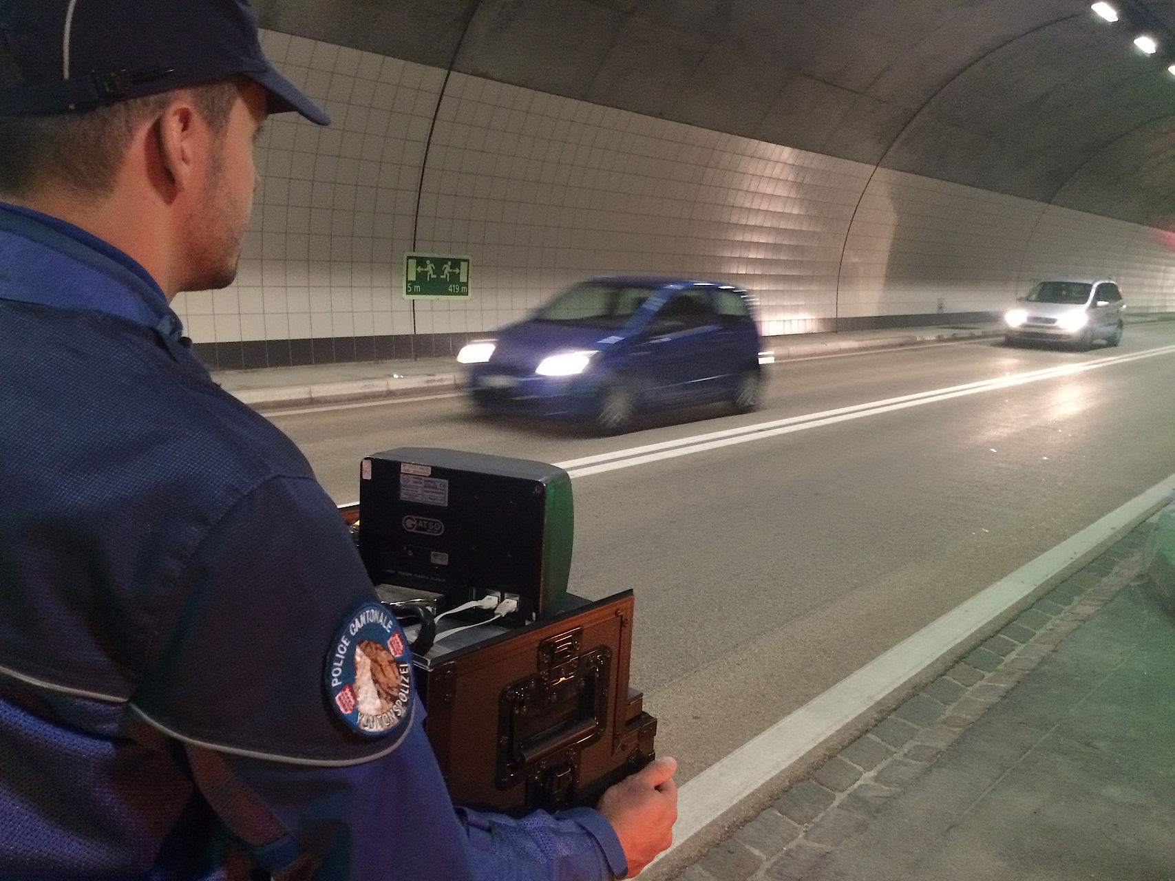 La Police cantonale valaisanne a enregistré plusieurs "gros" excès de vitesse